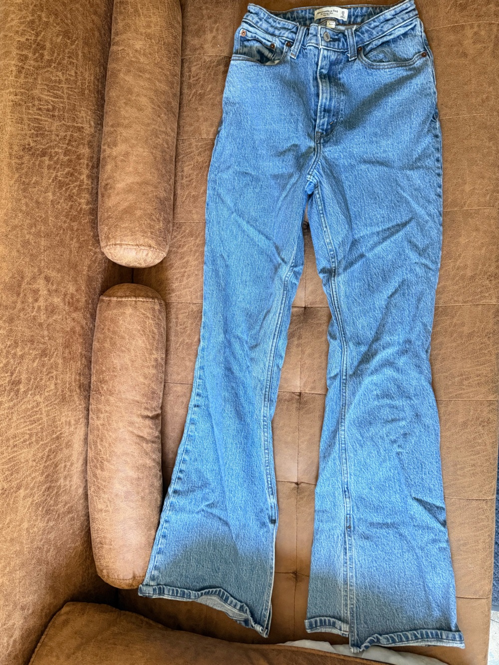 Abercrombie & Fitch High Rise Flare Jeans